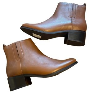 Cole Haan Addie Brown Leather Ankle Boot Sz 11 NEW